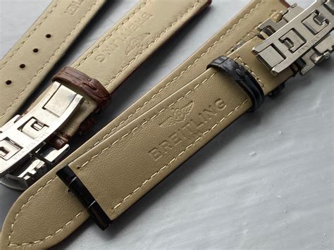 genuine breitling leather watch strap.